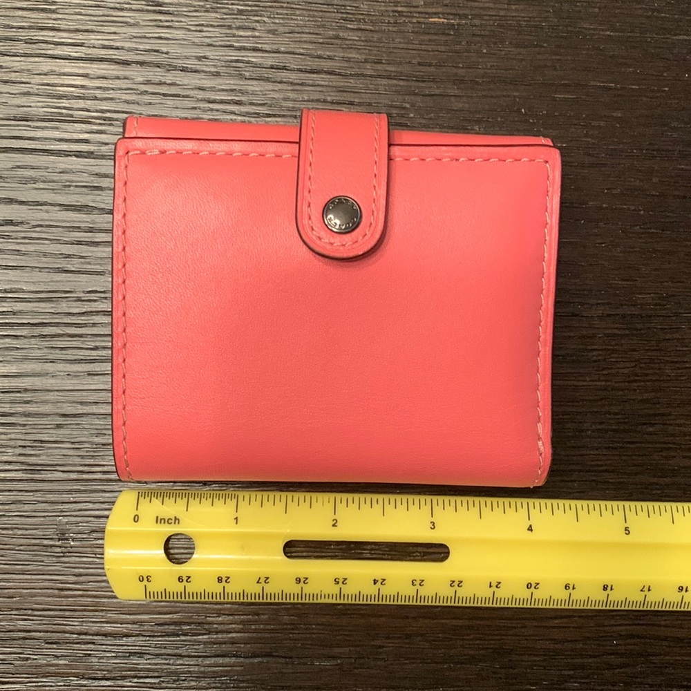 Coach Leather Trifold Wallet